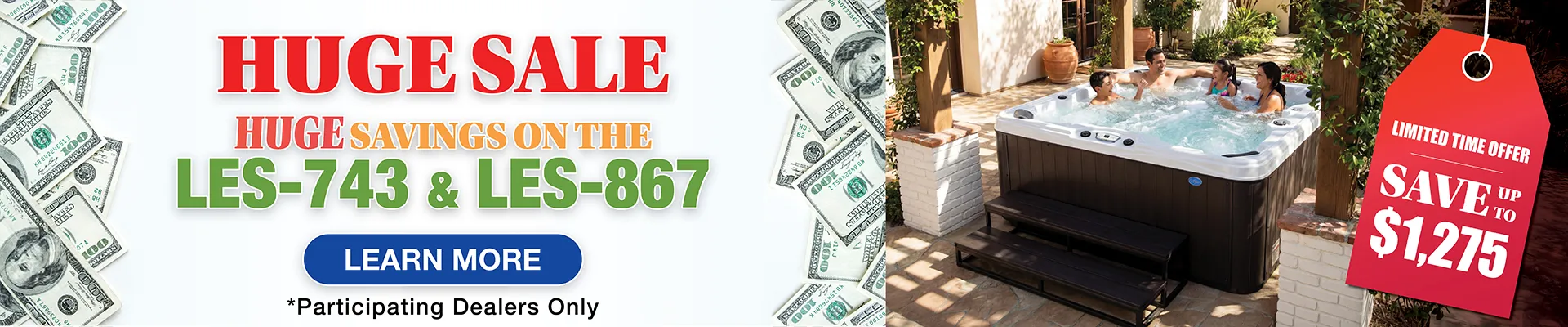 Calspas hot tub being used in a family setting - Guatemala City